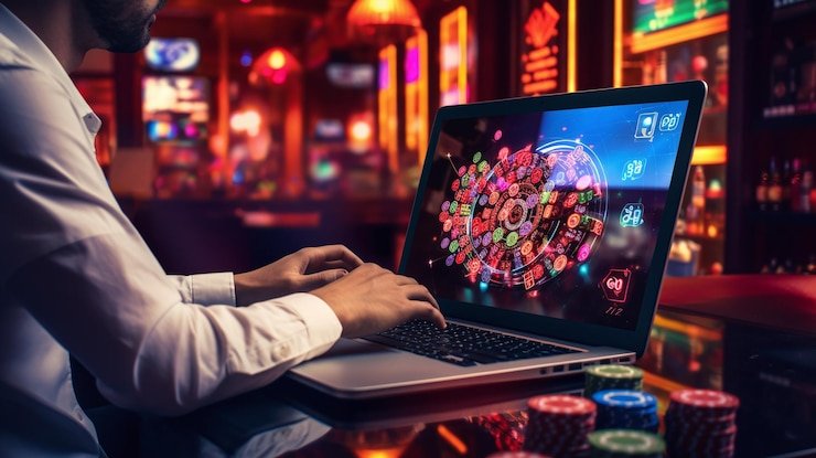 Mobile app dashboard showing live football and casino tabs
